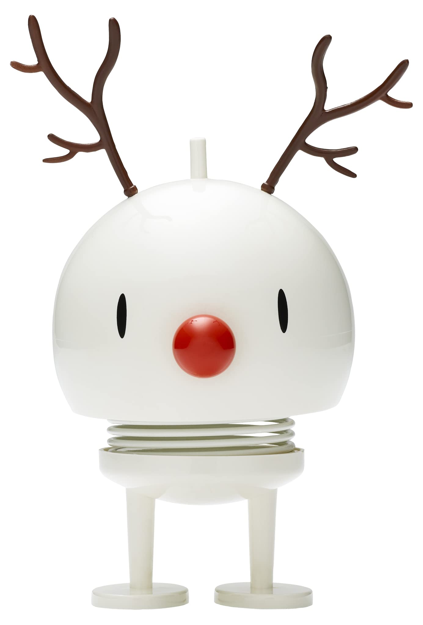 Hoptimist Weihnachtsrentierfigur im skandinavischen Design - Weiß, Mittelgroß