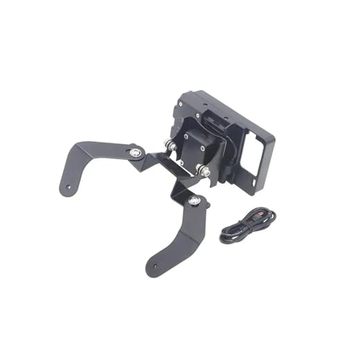 Handyhalterung Motorrad Für TMAX 530 2012 2013 2014 2015 2016 Handy Stehen Navigation Halterung Halterung Montieren Smartphone GPS Halter Teile Handyhalter Fahrrad(USB and Bracket)