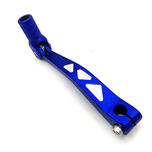 Skdvy Dirt Bike Klappbarer Schalthebel, Schalthebel-Schaltmetall-Aluminium-Passform für CRF KLX Dirt Bike Pit Bike Ersatzteile(Blue)