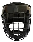 Bout3® Boxen Kopfschutz Krav MAGA Helm für MMA Muay Thai Kickboxen UFC Sparring-Training Kampfsport Taekwondo Thaiboxen. kopfschutz Gitter Kopfbedeckung (Schwarz, S/M)