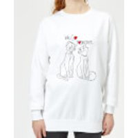 Disney Aristocats We Go Together Women's Sweatshirt - White - XS - Weiß