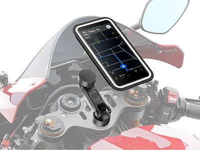 Shapeheart Motorrad Bundle Boost Magnetische Smartphone Halterung für Stummellenker (Black,M)