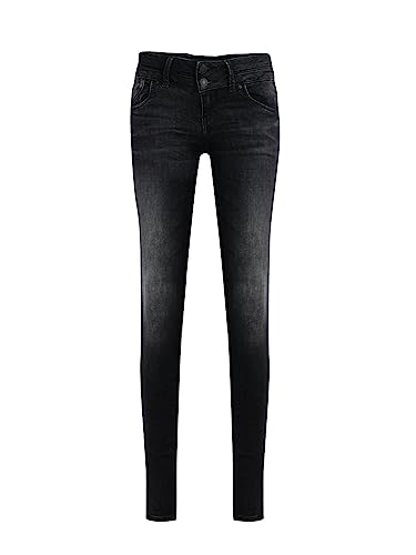 LTB Jeans Damen Jeans Julita X - Jeans Damen Skinny aus Baumwollmischung Skinny Denim Dunkel mit Reißverschluss Niedrige Taille - Grau