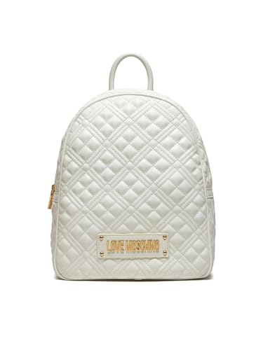 Love Moschino Damenrucksack Marke Love Moschino, Modell JC4235PP0ILA0, Hergestellt aus Kunstleder. Weiß, Weiß, Schulterfrei