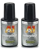 A1 PRAKTISCHES Set 2 x 250ml Dr WACK Premium LEDERPFLEGE Lederschutz auf Jojobaöl-Basis