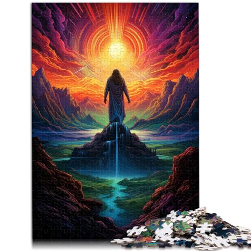 Puzzlespiel Brasilien, Jesus, der Erlöser, schwierige, anspruchsvolle Puzzles, 1000-teiliges Holzpuzzle, Weihnachtswunschliste mit Weihnachtsmann, 1000 Teile (50 x 75 cm)