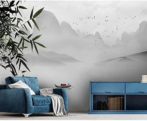 Abstrakte Tuschelandschaft 3D Tapeten Wanddekoration Fototapete Sofas Wohnzimmer Wandbild Schlafzimmer-400cm×280cm