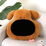 tYuNBd Niedliche große Nase Hund Plüsch Cuing Kissen Spielzeug weicher Plüsch Cartoon Husky Sofa Kissen Kissen Zimmer Dekoration für Kinder 40CM 4