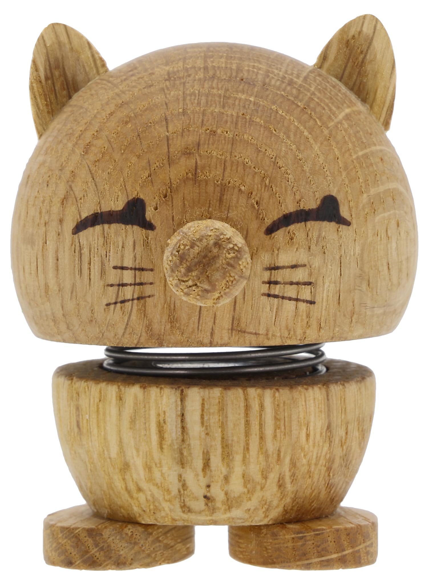 Hoptimist Cat 5,5 x 5,9 x 7,3 cm Oak