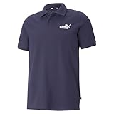 PUMA ESS Pique Polo Polo Unisex-Erwachsene, Peacoat, L