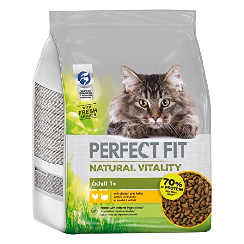 PERFECT FIT Katze Beutel Natural Vitality Adult 1+ mit Huhn und Truthahn 2.4kg