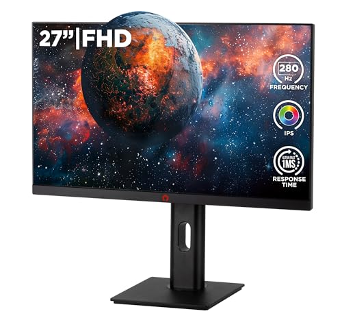 Konix 27“ Orion Gaming-Monitor PC, PS4, PS5, Switch, Xbox - Full HD-Auflösung 1.080 px - 280 Hz - 1 ms - FreeSync - HDMI 2.0 - DisplayPort - IPS-Panel