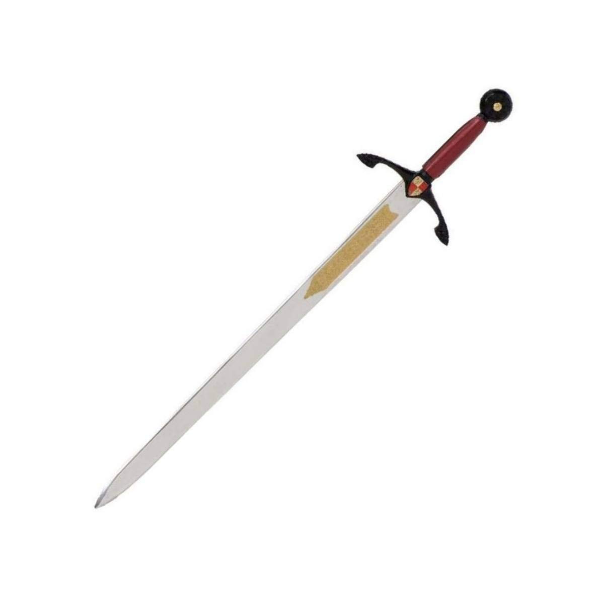 Gladius Brieföffner Schwert 27cm Black Prince - schwarzer Ritter