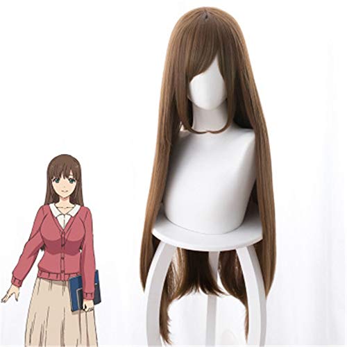 LINLINCD Cosplay wig Inländische Na Kanojo Hina Rui Tachibana Cosplay Perücken Inländische Freundin Rui Hina Tachibana Halloween Karneval Kostüm Perücke KUZ482b