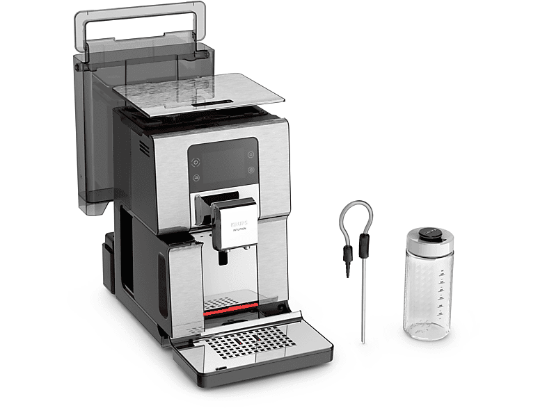 KRUPS EA877D Intuition Experience+ Kaffeevollautomat Schwarz/Silber 2