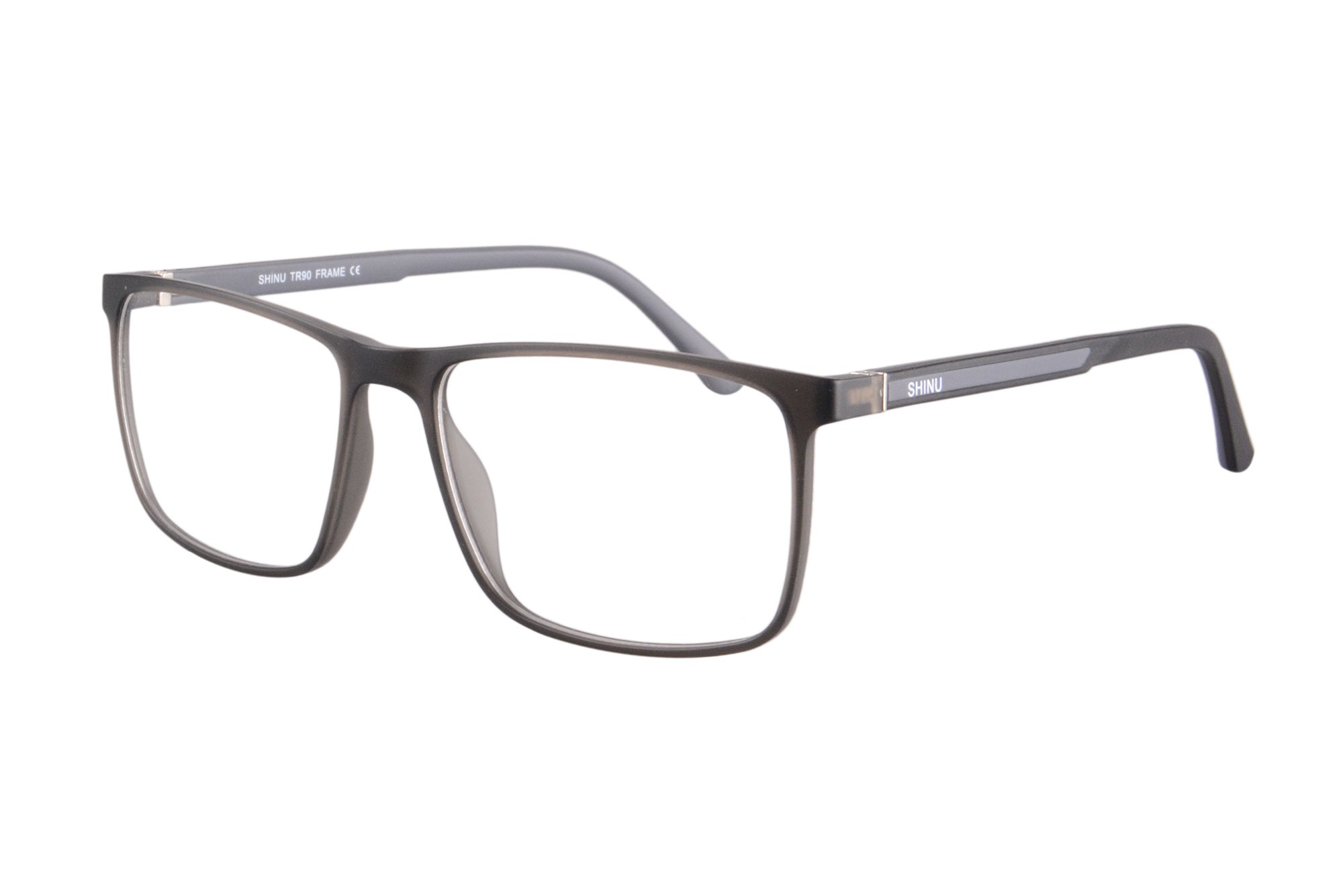 MEDOLONG Sonnenbrille, photochromatische Sonnenbrille, blaues Licht mit Sichtscheibe und Lesebrille -RG77 C5-change Grey(customized Degree)