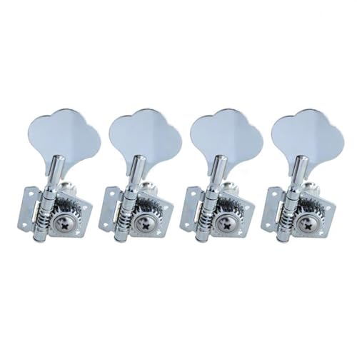 Strings Tuning Pegs Mechaniken Für Gitarre E-Bass-Stimmbolzen, offener Kopf, 4R, 4L, 2R2L, Stimmgerät, geeignet für Bassgitarren-Bass-Zubehör (Color : 3)