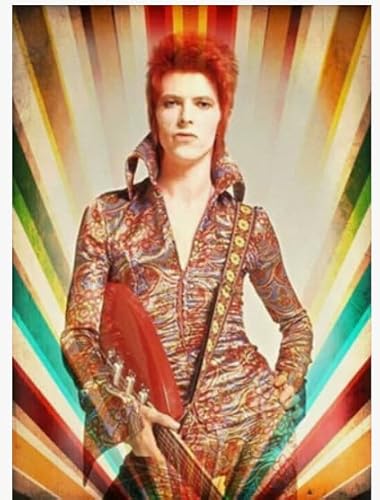 Hfmquisutron 1000 Stück Holzpuzzle Britischer Sänger Schauspieler David.Bowie Poster Jigsaw Spaß Spiel Spielzeug Für Erwachsene Rt121Ha