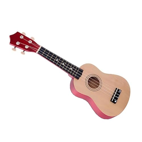 21 Zoll Mehrfarbige Holz-Ukulele 4 Saiten Anfänger-Ukulele-Gitarre Starter-Instrumente Mit Tasche Ukulele Einsteiger Kit (Color : A)