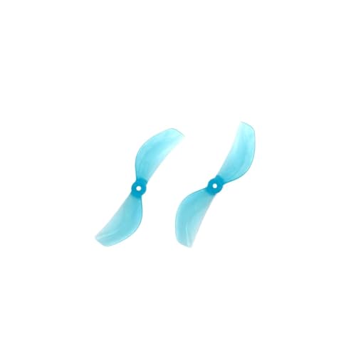 LSFWJP for Gemfan 4Pairs 45mm 2-Blatt PC Propeller 1mm 1,5mm for RC FPV Racing Freestyle 1,8 Zoll Cinewhoop Zahnstocher Drohnen DIY Teile (Color : Blue Hole 1.5mm)