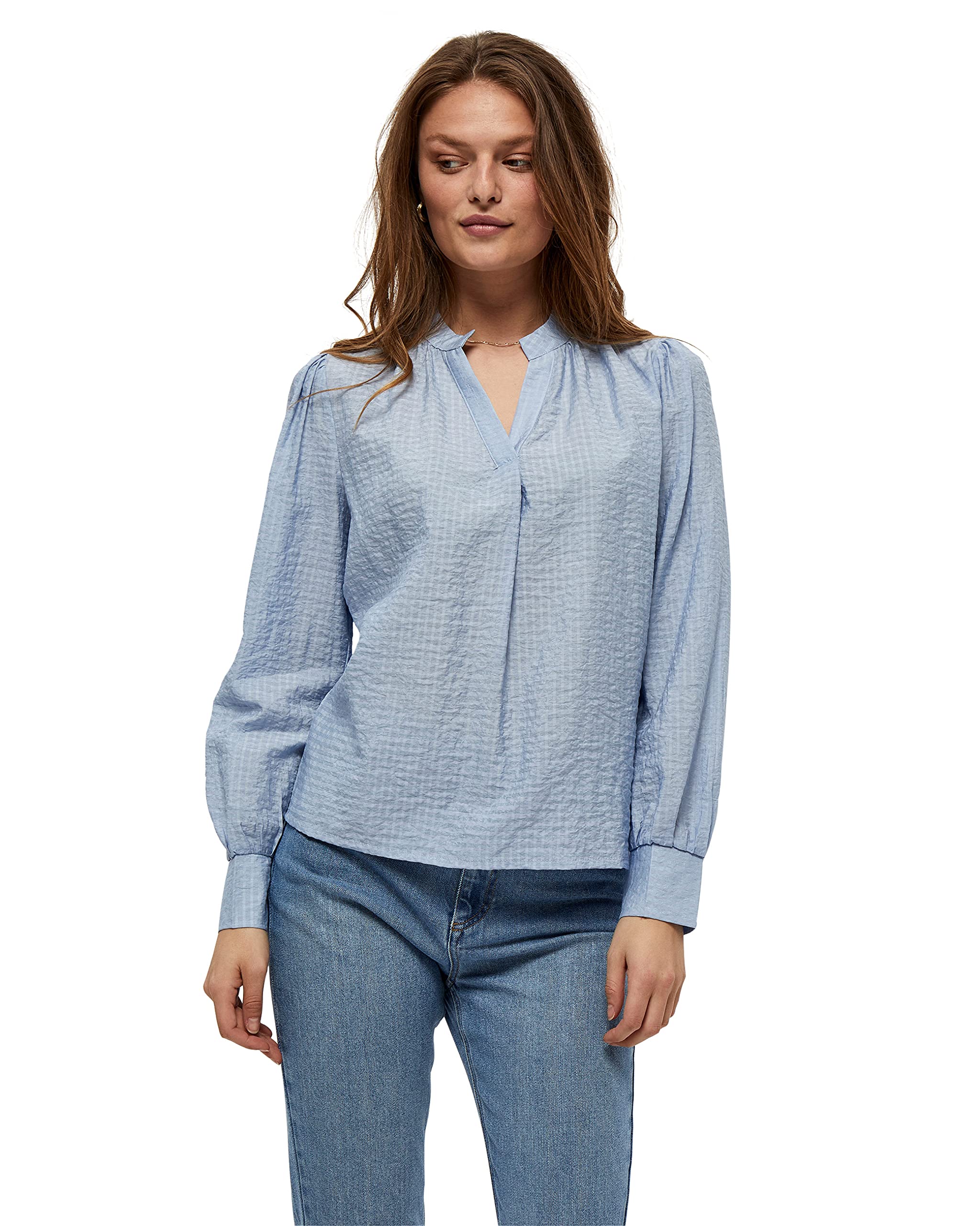 Peppercorn ,Women's ,Clara Blouse, 1044 DUSK BLUE ,S