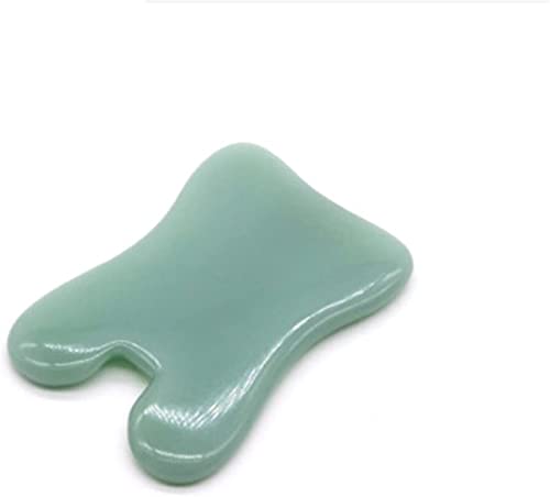 Gua Sha Scraper Board Natural Jade Guasha Steinbrett Gesichtsbehörde Guasha Platte Jade Gesichtsmassaget Schaber Werkzeug for Gesicht Hals Rückenkörperdrucktherapie Massagewerkzeug Set (Color : 3 UK