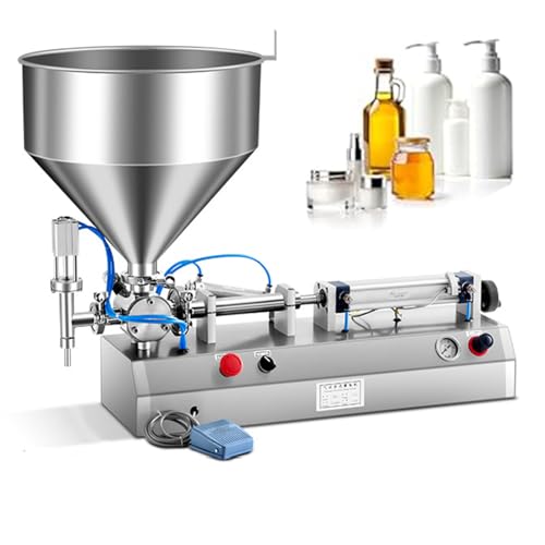 lwjunmm Abfüllmaschine automatisiert/manuell 5–3000 ml mit Skala, paste Flüssigkeitsabfüllmaschine flaschenfüller für Paste und Flüssigkeit abfüllen,10-100ML