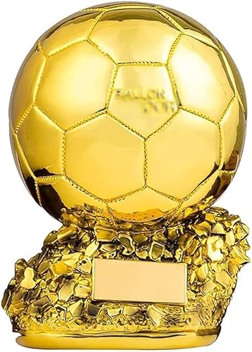 Fußball Golden Globe Award MVP Ballon D'or Champion Beste persönliche Trophäe DIY Your Name Fan Collection Souvenirs (21 cm)