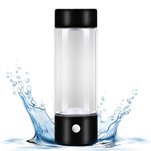 Tragbare Wasserflasche | USB wiederaufladbarer Wasserstoff-Wasserbecher | 420-ml-Wasserbecher in Lebensmittelqualität, abnehmbare Trinkflasche für Outdoor-Sportarten