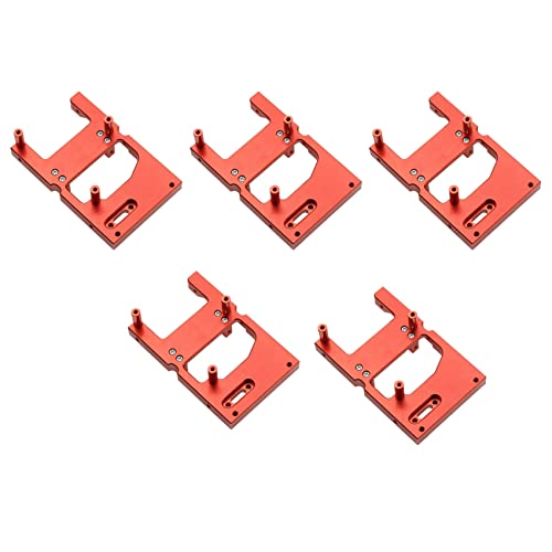 SICOSALT 5X Rc Auto Metall Lenkung Servo Warenhaus Feste Halterung für B14 B24 C14 C24 Q65 Mn D90 D99S Mn45, Rot