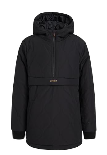 PRTLISA JR - 10K Wasserdicht und atmungsaktiv PFC-Frei Jacke Skijacken schwarz Gr. 164 Mädchen Kinder