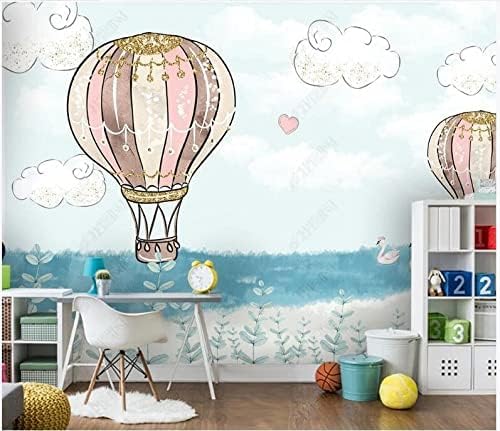 Meer Strand Ballonfahren 3D Tapeten Wanddekoration Fototapete Sofas Wohnzimmer Wandbild Schlafzimmer-250cm×170cm