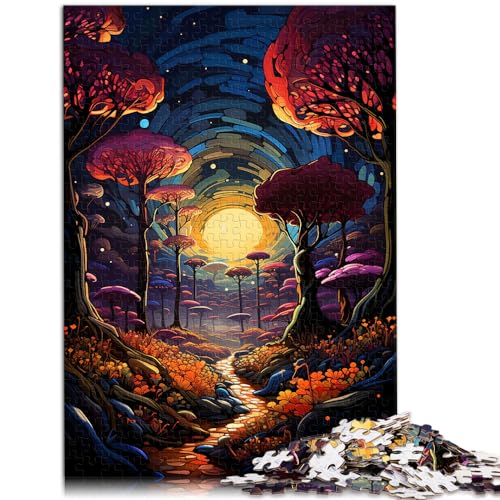 Puzzles für Fantasy Magic Jungle, 1000-teiliges Puzzle für Erwachsene, Holzpuzzle zum Stressabbau, schwierige Herausforderung, 1000 Teile (50 x 75 cm)