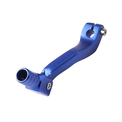 Skdvy Dirt Bike Klappbarer Schalthebel, CNC-Pedal for Motorräder, universelles Zubehör for T2 T4 T6 K4 K6 Bosuer CB NC 250 300 450 Enduro Dirt Bike 125–250 cc(Blue)