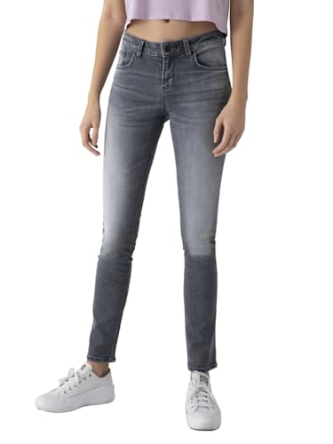 LTB Jeans LTB Damen Jeans Aspen Y Slim Fit - Grau - Grey Fall Undamaged Wash W30-W34, Größe:32W / 32L, Farbe:Grey Fall Undamaged Wash 54572