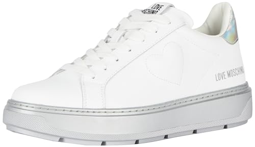 Love Moschino Damen Ja15674g0hia510e Sneakers, Weiß, 36 EU