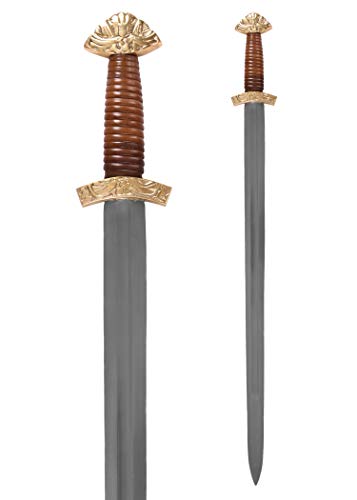 Battle-Merchant Wikingerschwert Langschwert aus Stahl mit Scheide - geschmiedet - Länge 104cm