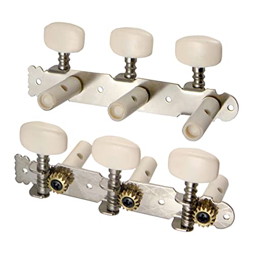 Set Von 2 Klassischen Gitarren-Tuning-Pegs-Maschinenköpfe-Tuner Für Gitarren-Teile Stimmwirbel Mechaniken