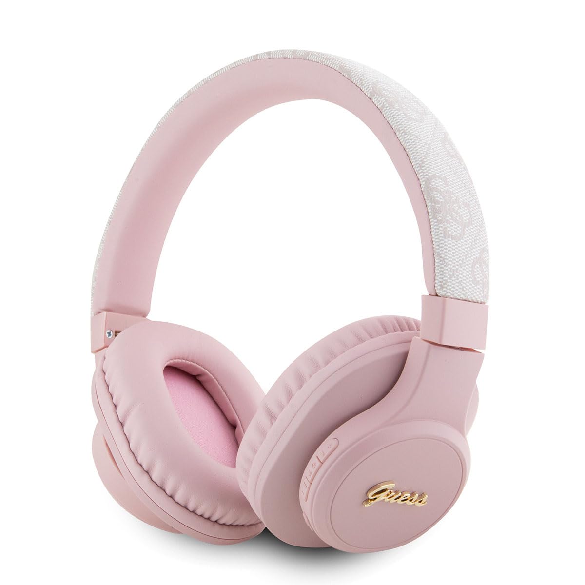 CG MOBILE Guess Bluetooth-Kopfhörer – Tone on Tone Script – Rosa