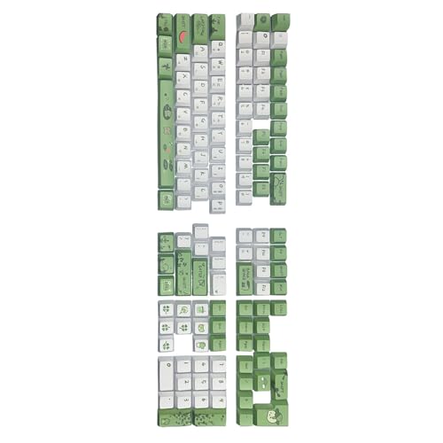 Koreanische Tastenkappen mit Frosch-Muster, für MX-Schalter, mechanische Tastatur, OEM-Höhe, für Schreibkräfte und Gamer