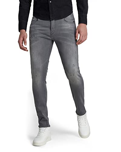 G-STAR RAW Herren Revend Skinny Jeans, Blau (lt aged destroy 1243), 38W/32L