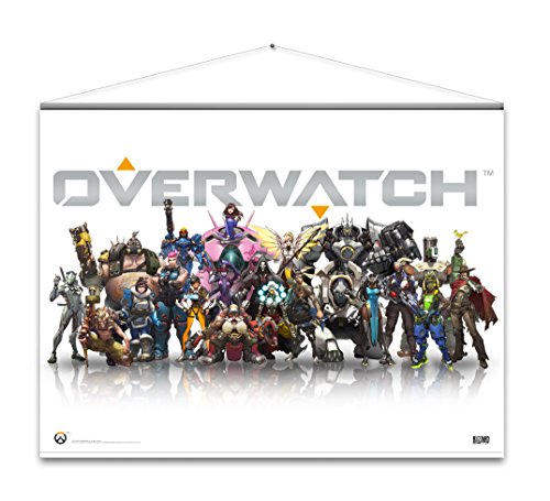 Overwatch Wallscroll Heroes