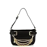 Love Moschino Damen Jc4289pp0gkt00 Schultertasche, Schwarz