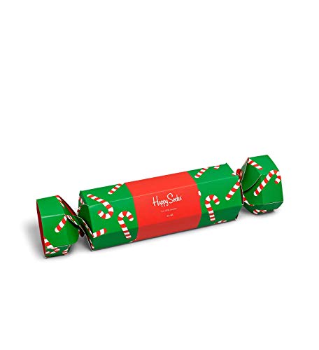 Happy Socks - Adventskalender - Limited Edtition 2018, Holiday Candy Cane Cracker 2-pack, 36-40