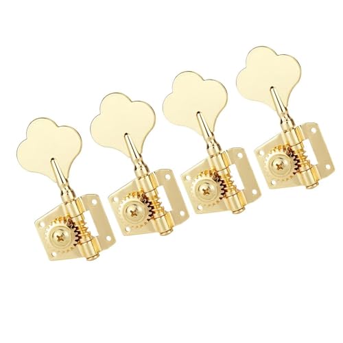 Strings Tuning Pegs Mechaniken Für Gitarre 6PCS Chrome Elektrische Gitarre Tuning Pegs Mechaniken Mechaniken Schlüssel 3L3R Für LP Gitarre (Color : Gold 4L)