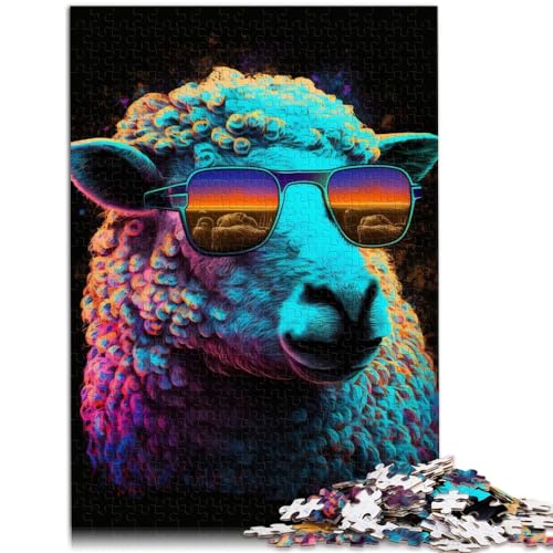 Puzzle Sheepwave 1000 große Teile Puzzle für Erwachsene Holzpuzzle Spaß für zu Hause Aktivitäten, Geburtstagsgeschenk, Reisegeschenke, 1000 Teile (50 x 75 cm)