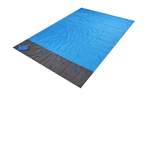 MOHUIED wasserdichte Stranddecke, Taschen-Campingmatte, tragbare Strandmatte, leichte Picknickmatten, Taschen-Camping-Strand-Klapp-Isomatte Stranddecke Sandfrei(S 200x145cm)