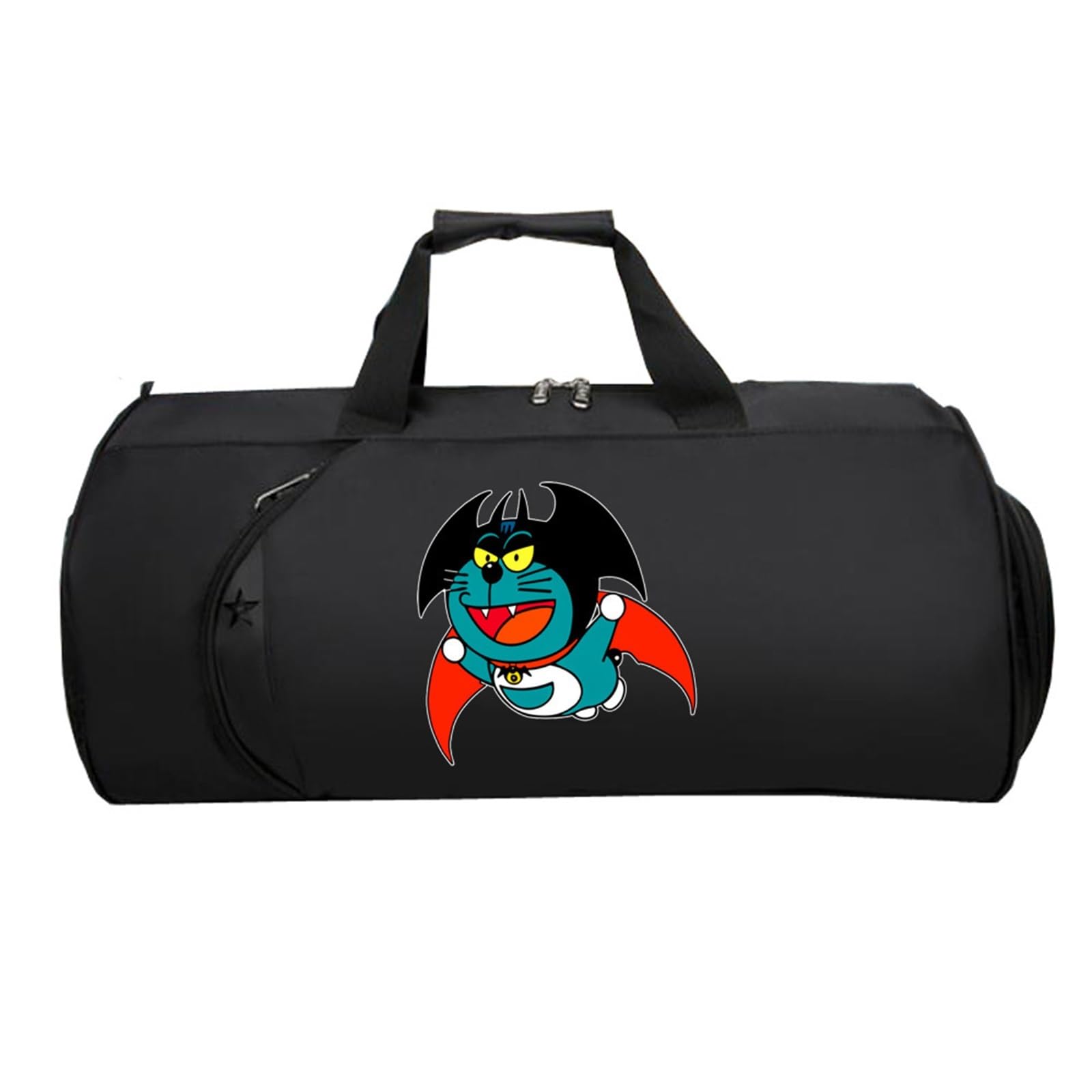 DEVIL.MAN Cabin Bag Anime, Handreisegepäck mit Schultergurt Handtasche, Reisetasche Weekendertasche füR Damen Herren Flugzeug(Black 1)