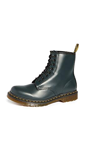 Dr. Martens 1460 Klassische Stiefel & Stiefeletten Unisex, Schwarz/Schwarz/Grau, 42 EU