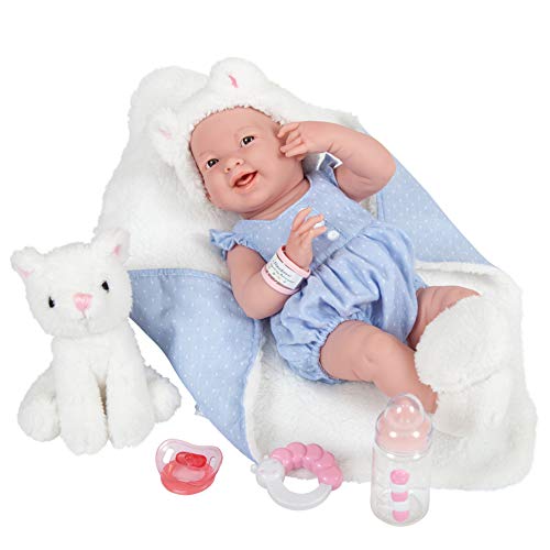 JC TOYS -La Newborn Babypuppe, blau (18062)